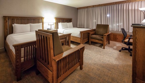 Gr. Zimmer, 2 Queen-Betten