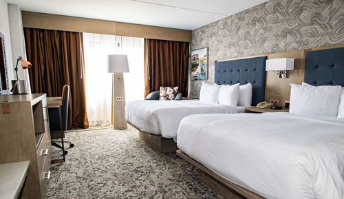 Zimmer, 2 Queen-Betten