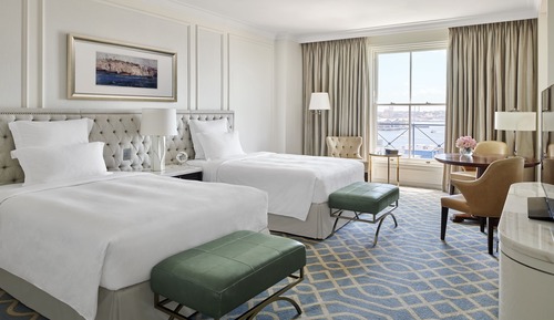 Deluxe-Zimmer, 2 Doppelbetten, Hafenblick