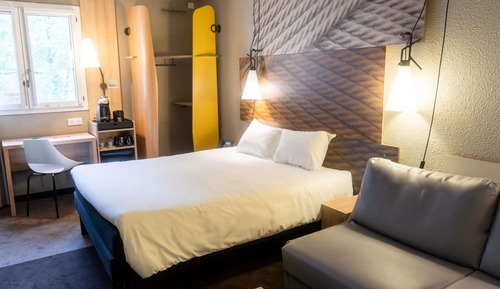 Deluxe-Zimmer, 1 Doppelbett und Schlafsofa