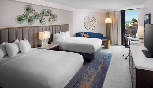 Deluxe-Zimmer, Mehrere Betten, Meerblick