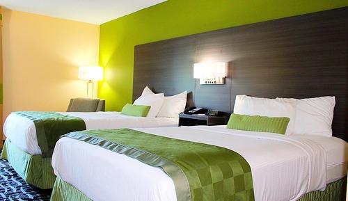 Zimmer, 2 Doppelbetten, barrierefrei, Nichtraucher