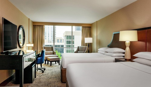 Zimmer, 2 Doppelbetten, Nichtraucher