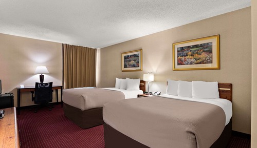 Zimmer, 2 Doppelbetten, barrierefrei, Nichtraucher