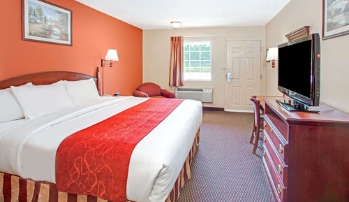 Zimmer, 1 Queen-Bett, barrierefrei, Nichtraucher (Mobility, Bathtub with Grab Bars)