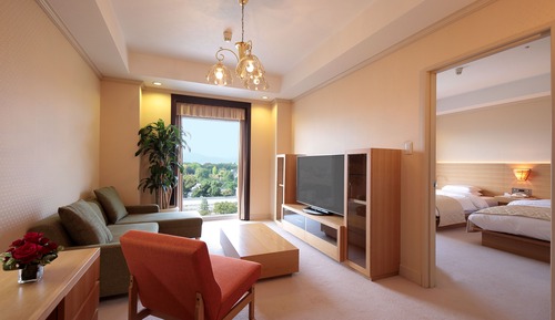 Junior-Suite, 2 Einzelbetten (Castle View)