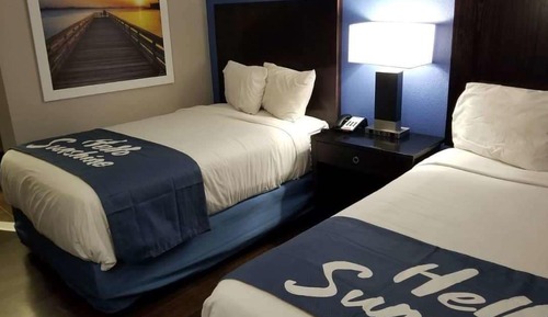 Zimmer, 2 Doppelbetten, Raucher