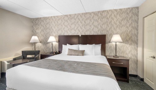 Standardzimmer, 1 King-Bett, barrierefrei, Kühlschrank und Mikrowelle