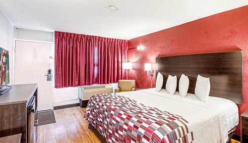 Deluxe-Zimmer, 1 Queen-Bett, barrierefrei, Nichtraucher (Roll-In Shower)