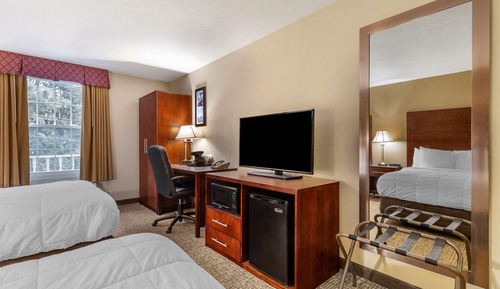 Zimmer, 2 Doppelbetten, barrierefrei, Nichtraucher