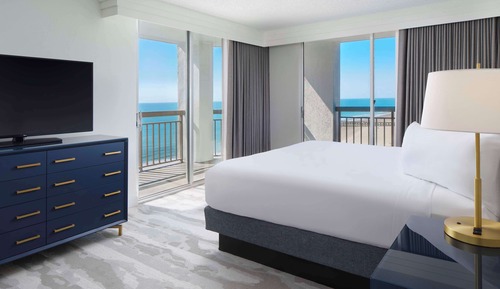 Suite, King-Bett, Meerblick