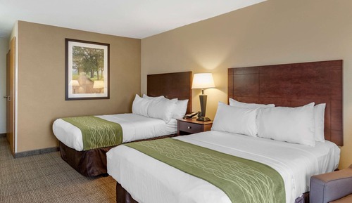 Standardzimmer, 2 Doppelbetten, barrierefrei, Nichtraucher (Accessible Bathtub)