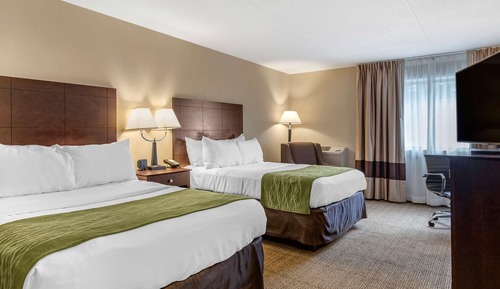 Zimmer, 2 Doppelbetten, Nichtraucher, Balkon