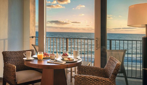 Zimmer, 1 King-Bett, Meerseite