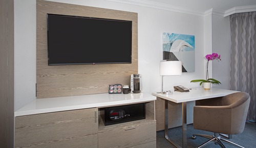 Standardzimmer, 1 King-Bett, Ausstattung für hörgeschädigte Menschen