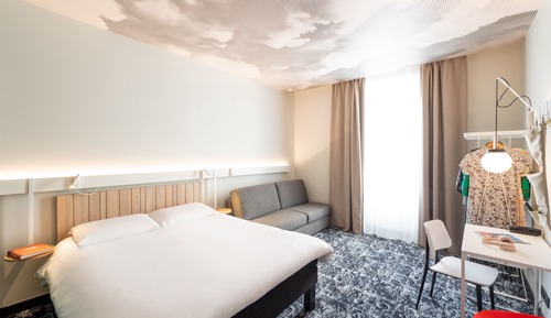 Superior-Zimmer, 1 Doppelbett und Schlafsofa