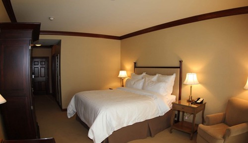 Deluxe-Suite, 1 Queen-Bett und Schlafsofa, Gartenblick