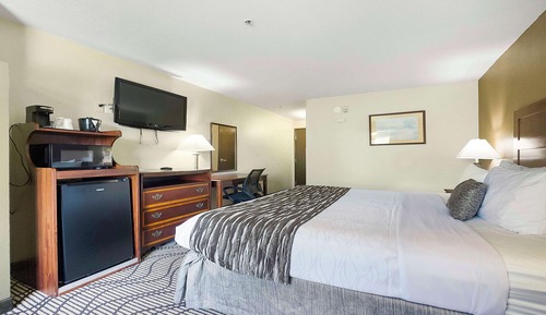 Standardzimmer, 1 King-Bett, Nichtraucher, Kühlschrank und Mikrowelle