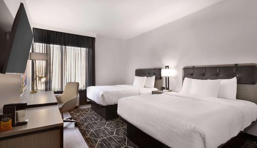 Zimmer, 2 Queen-Betten, barrierefrei, Nichtraucher (Mobility Bathtub w/Grab Bars)