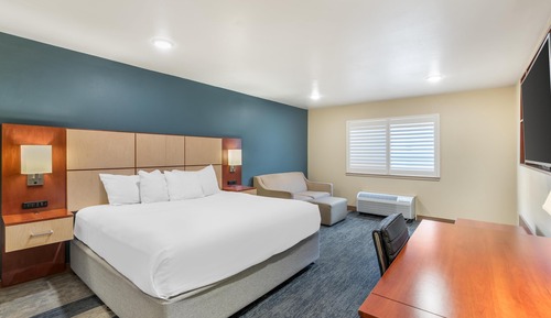 Standardzimmer, 1 King-Bett, Kühlschrank, Blick auf den Innenhof (with Sofabed)