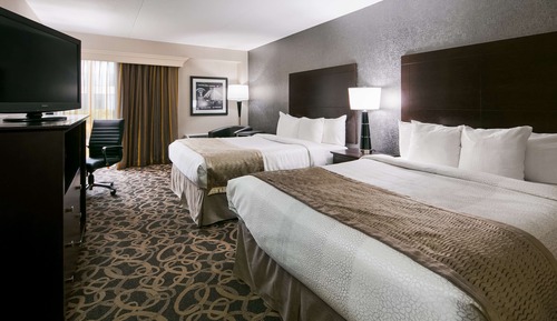 Standardzimmer, 2 Queen-Betten, barrierefrei, Badewanne