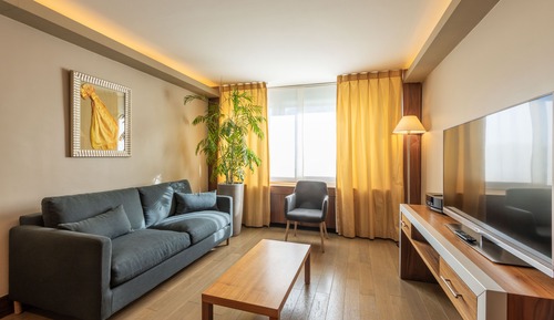 Suite, 1 Doppelbett, Flussblick