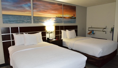 Zimmer, 2 Doppelbetten, barrierearm, Nichtraucher (Mobility)