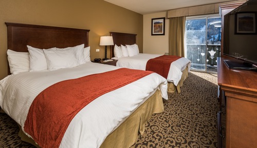 Standardzimmer, 2 Queen-Betten, Nichtraucher, Bergblick