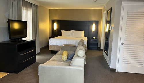 Studio, 1 King-Bett und Schlafsofa (Mobility/Hearing Access, Roll-In Shwr)