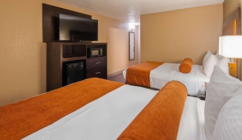 Standardzimmer, 2 Queen-Betten, Nichtraucher, Kühlschrank und Mikrowelle