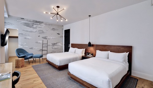 Zimmer, 2 Queen-Betten