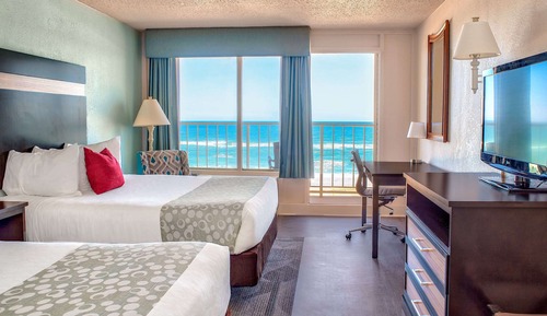 Zimmer, 2 Queen-Betten, Nichtraucher, Meerblick