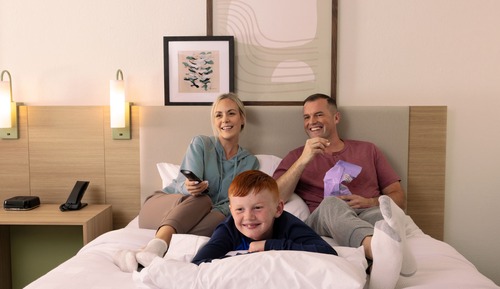 Zimmer, 2 Queen-Betten, barrierefrei, Badewanne (Mobility & Hearing)