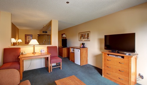 Zimmer, 1 King-Bett und Schlafsofa, Bergblick (Mountain View King Mini Suite)