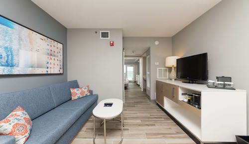 Suite, 2 Queen-Betten, barrierefrei, Badewanne