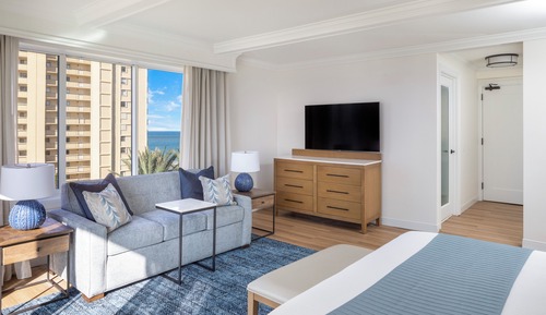 Zimmer, 1 King-Bett, Blick auf die Anlage