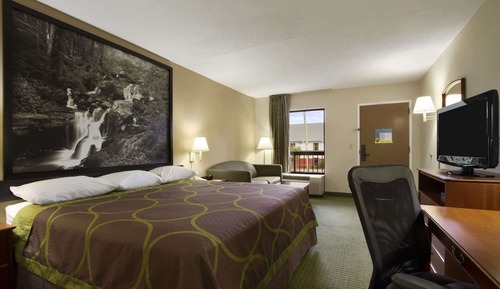 Zimmer, 1 King-Bett, Mikrowelle (Jacuzzi)