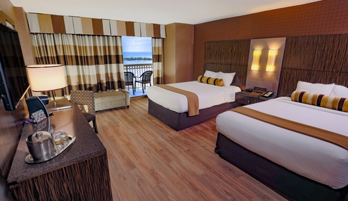 Luxury-Zimmer, 2 Queen-Betten, Nichtraucher, Terrasse