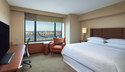 Premium-Zimmer, 1 King-Bett, Nichtraucher, Flussblick (Hearing Accessible)