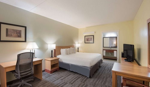 Standardzimmer, 1 King-Bett, Nichtraucher, Kühlschrank und Mikrowelle