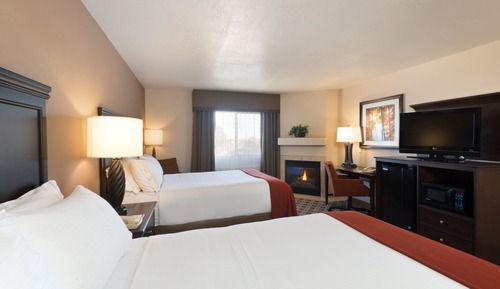 Standardzimmer, 2 Queen-Betten, Kamin