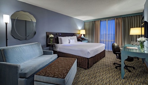 Standardzimmer, 1 King-Bett, barrierearme Badewanne (Communications)