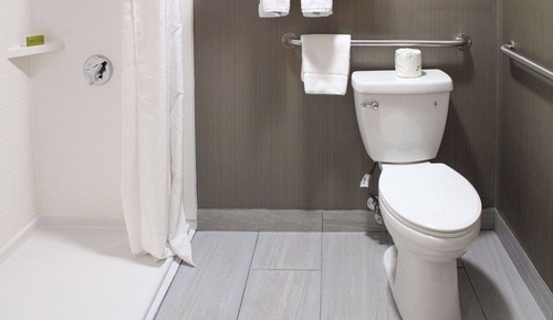 Zimmer, 1 King-Bett, barrierefrei, Nichtraucher (Roll-In Shower)