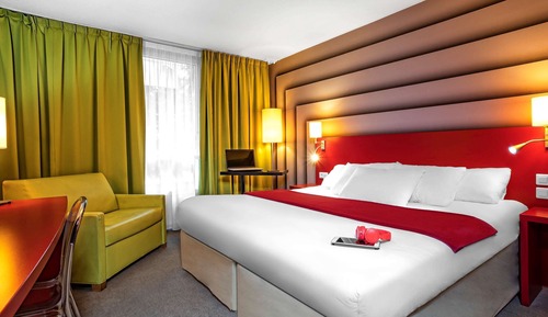 Standardzimmer, 1 Doppelbett und Schlafsofa