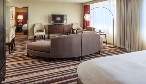 Junior-Suite, 1 King-Bett, barrierefrei (Roll-in Shower)