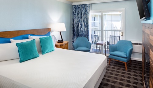 Standardzimmer, 1 King-Bett, barrierefrei, Gartenblick