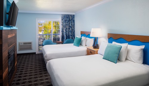 Standard-Doppelzimmer, 2 Queen-Betten, Gartenblick