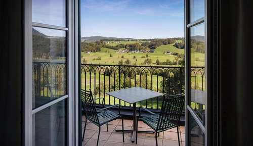 Junior-Suite, 1 King-Bett, Nichtraucher, Gartenblick (Balcony)