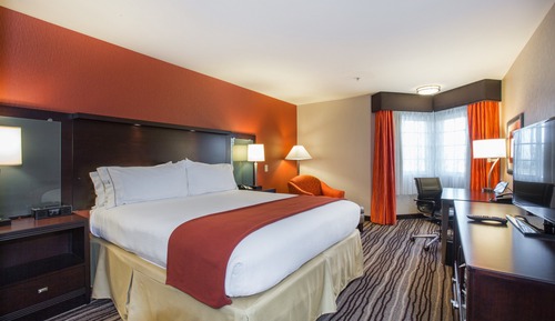 Standardzimmer, 1 King-Bett, rollstuhlgeeignete Dusche (Communications)