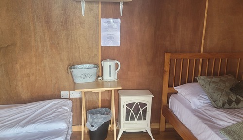 Chalet, Gemeinschaftsbad (Glamping pods)